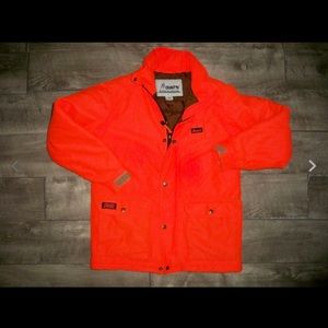 Mount’N Prairie Blaze Orange Hunting Work Chore Mens Jacket Coat Size Small